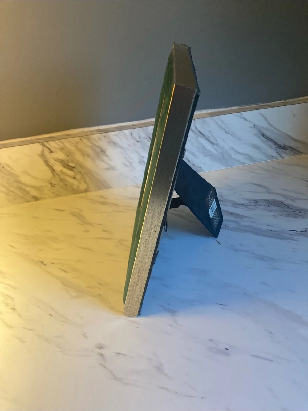 Green Velvet Frame with Gold Trim